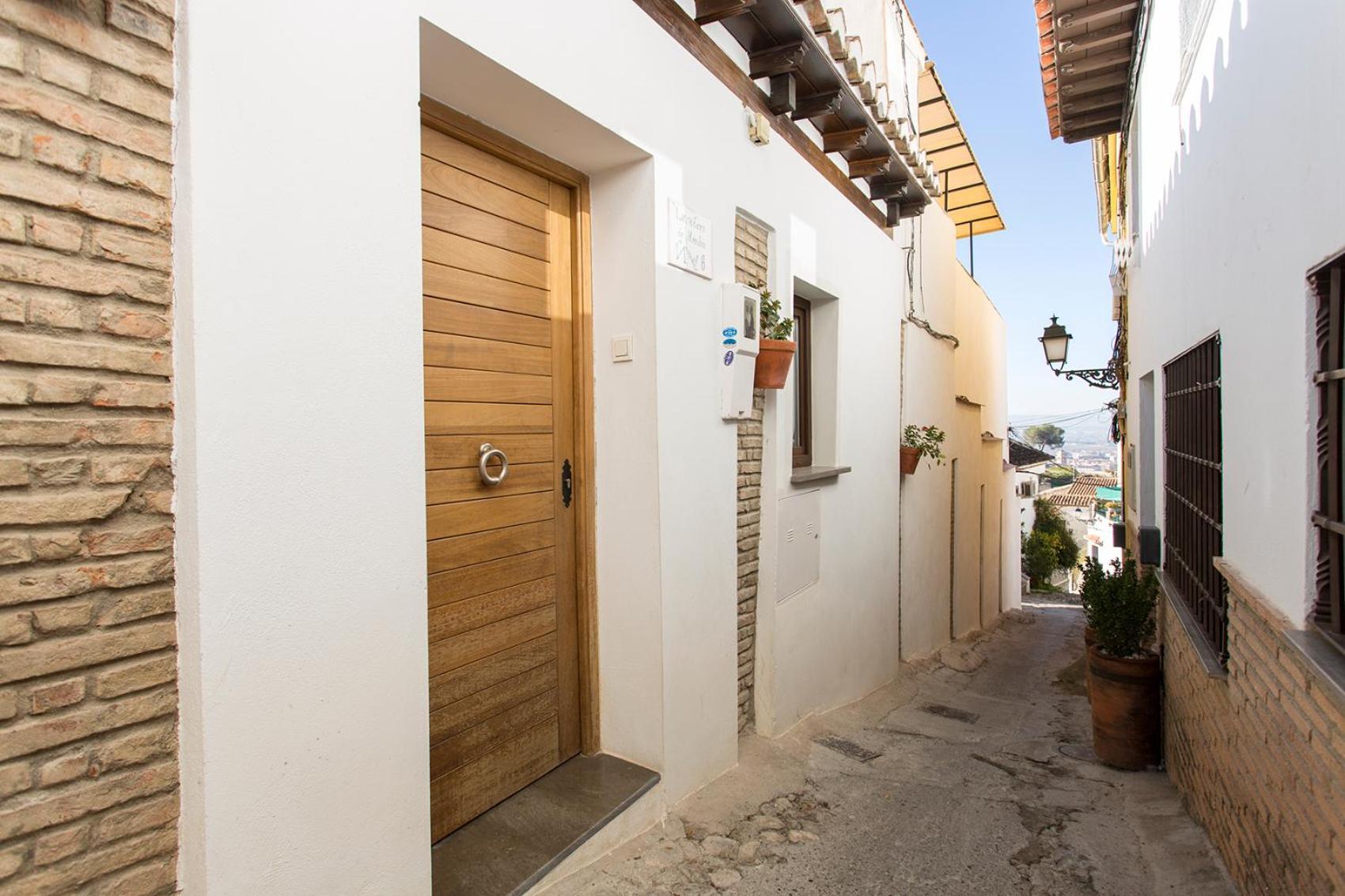 Apartamento Con Terraza Y Cochera Albaycin Granada Eksteriør billede